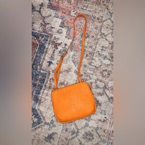 Joy Susan Orange Crossbody Bag